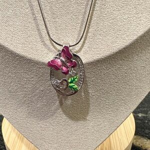 Elegant Butterfly Pendant Necklace